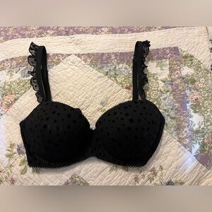 Victoria's Secret Black Lace Underwire Bra